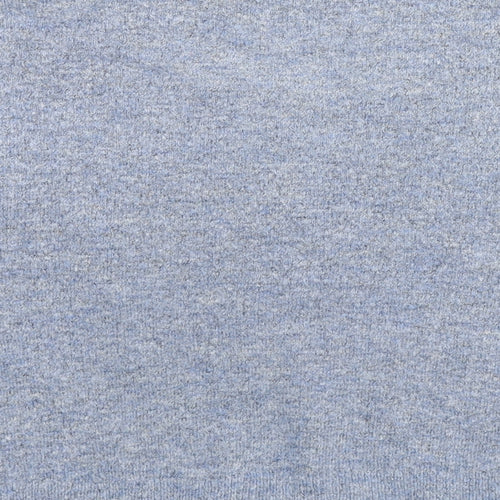 Marks and Spencer Womens Blue Crew Neck Acrylic Pullover Jumper Size S
