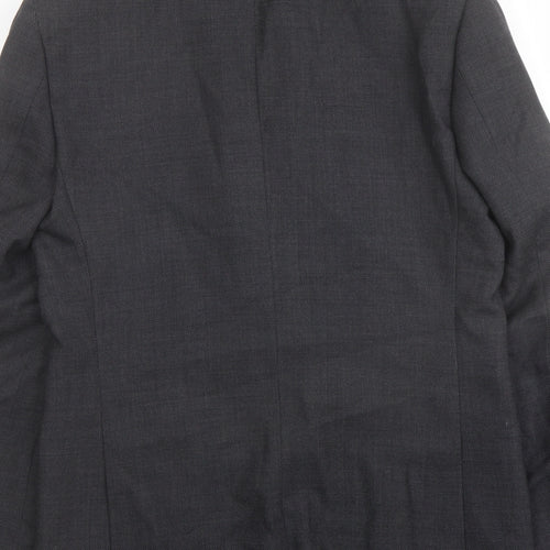 Marks and Spencer Mens Grey Wool Jacket Suit Jacket Size 38 Regular