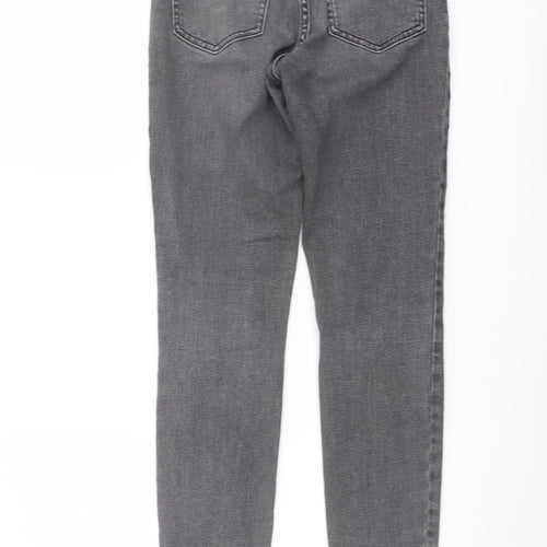 Everlane Womens Grey Cotton Straight Jeans Size 25 in L27 in Regular Button