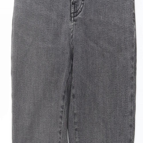 Everlane Womens Grey Cotton Straight Jeans Size 25 in L27 in Regular Button