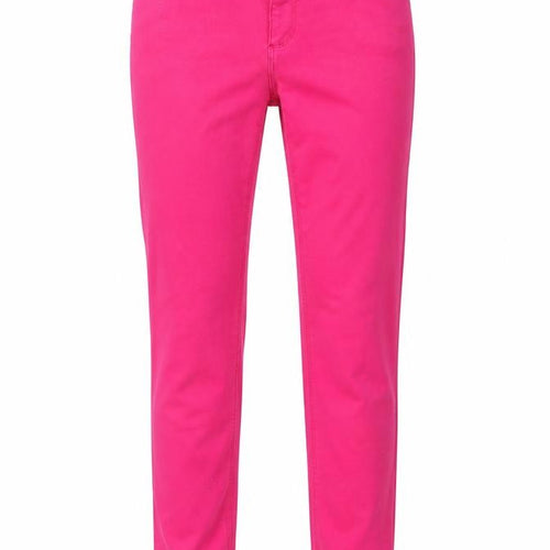 Zara Womens Pink Cotton Straight Jeans Size 10 L26 in Regular Button