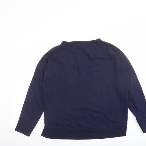 Gap Womens Blue Cotton Pullover Sweatshirt Size S Pullover