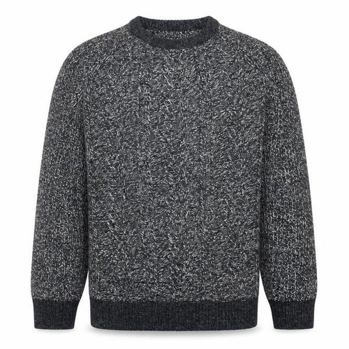 Marks and Spencer Mens Grey Round Neck Acrylic Pullover Jumper Size S Long Sleeve