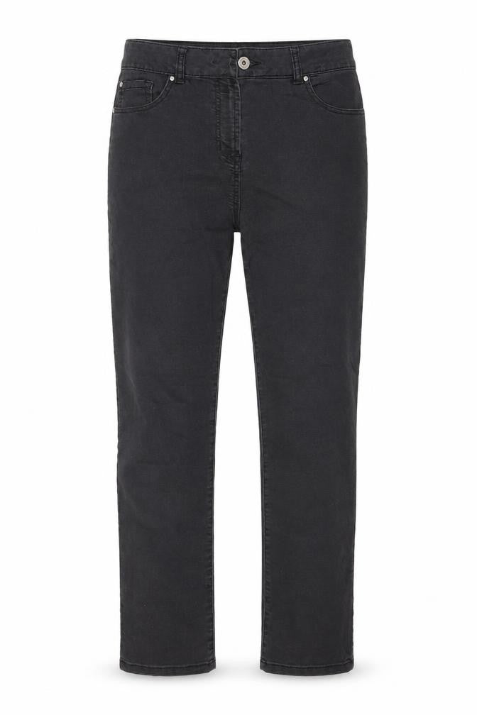 DASH Womens Black Cotton Straight Jeans Size 31 in L28 in Regular Zip