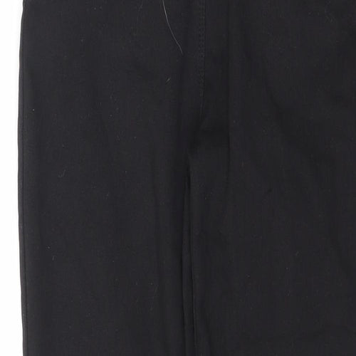 Matalan Girls Black Cotton Skinny Jeans Size 13 Years L26 in Regular Zip