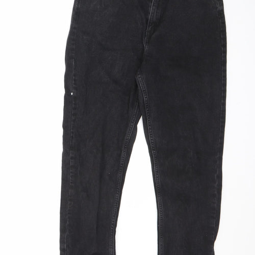 Denim & Co. Womens Black Cotton Skinny Jeans Size 8 L27 in Regular Zip