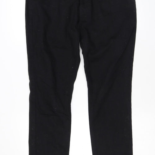 NEXT Womens Black Cotton Skinny Jeans Size 34 in L29 in Regular Zip
