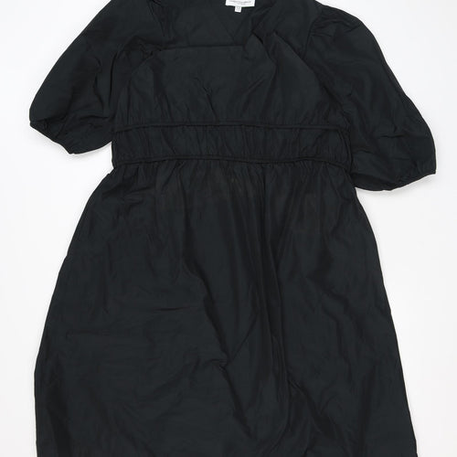 Carolyn Donnelly Womens Black Polyester A-Line Size 14 Round Neck Pullover