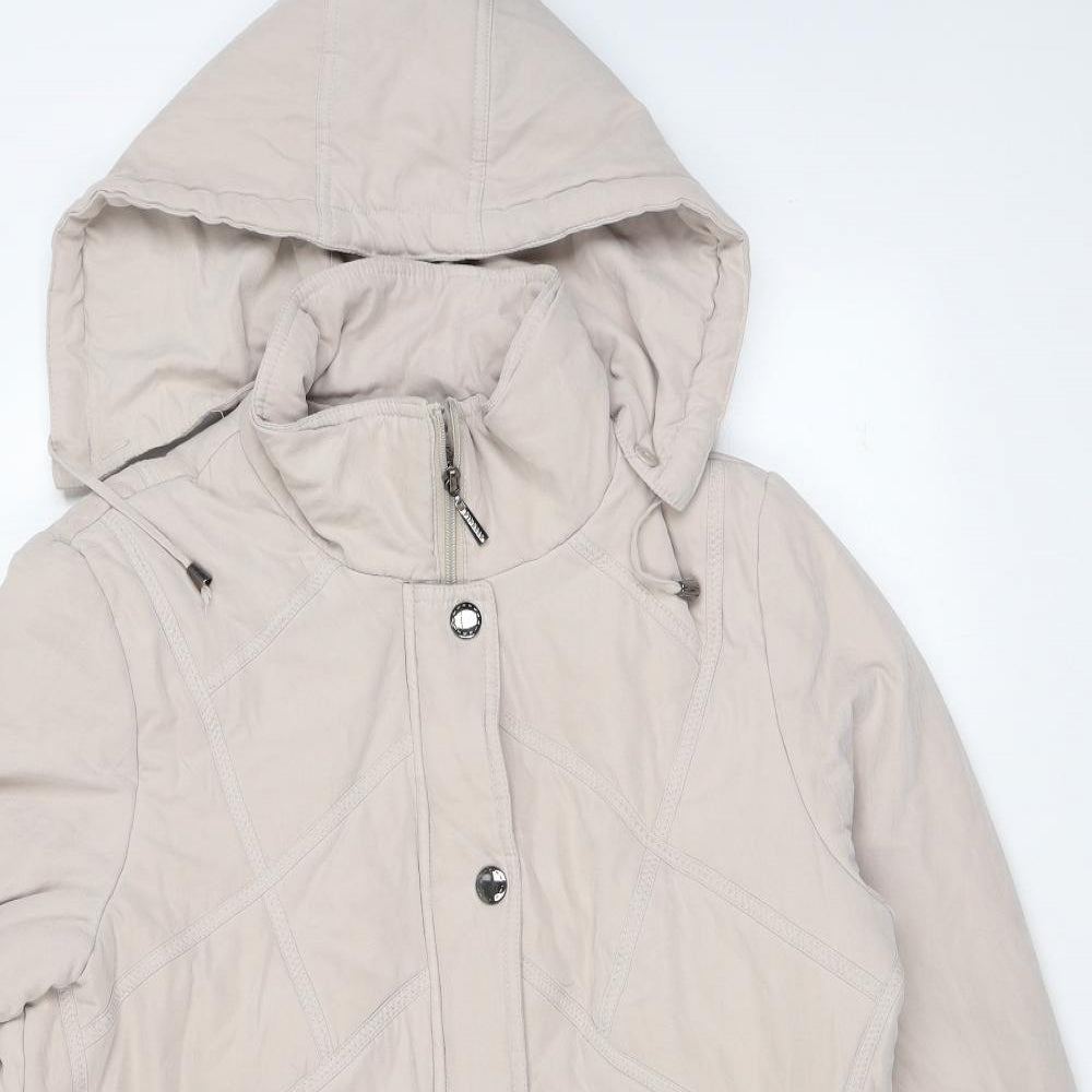 Finesse Womens Pink Parka Jacket Size 18 Zip