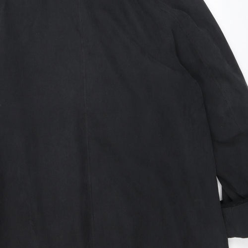 Klass Womens Black Pea Coat Coat Size 12 Button
