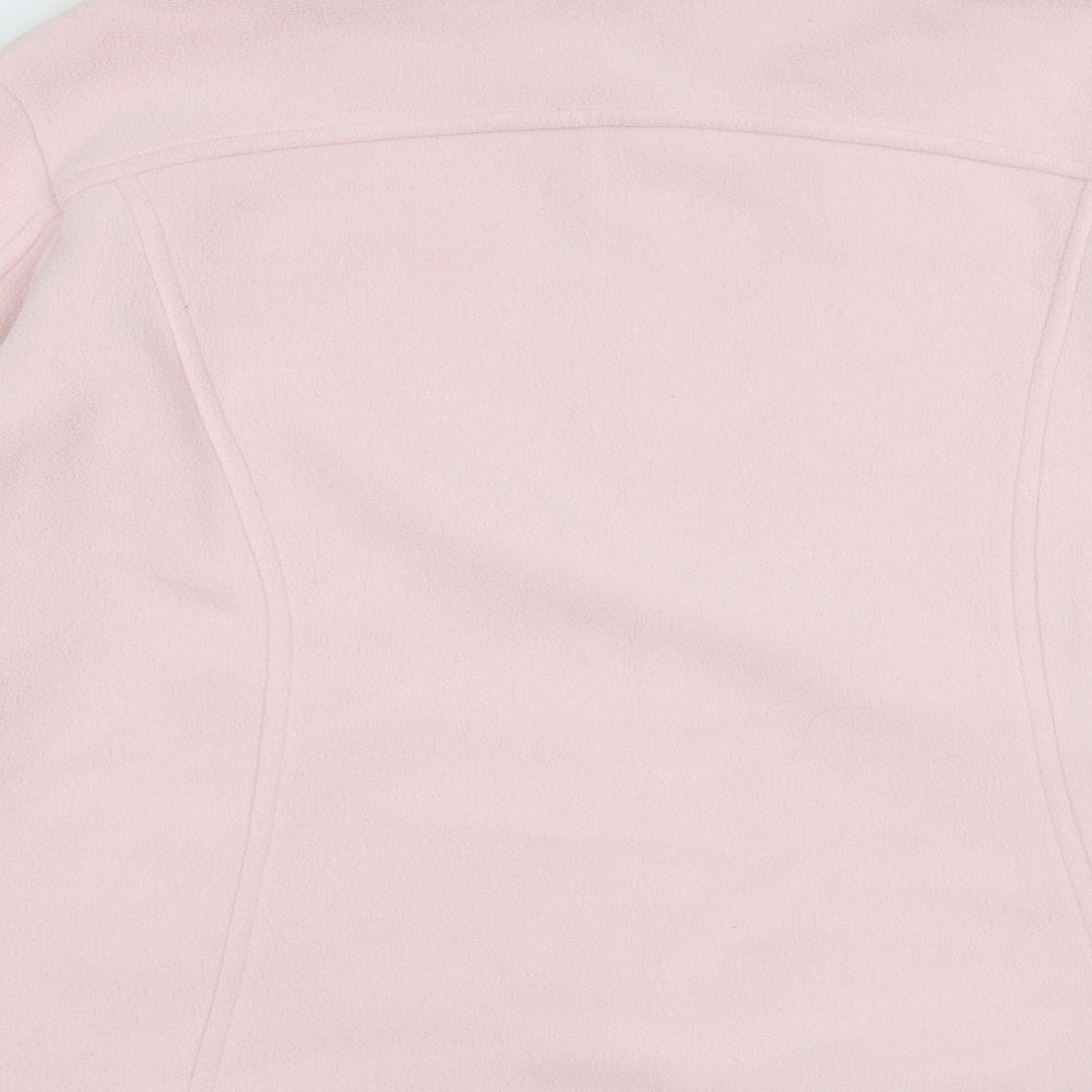 Marks and Spencer Womens Pink Jacket Size 14 Zip