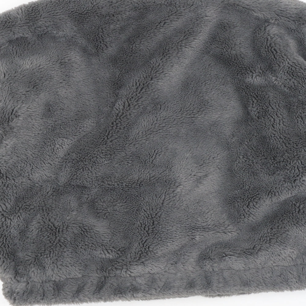 New Look Girls Grey Basic Jacket Jacket Size 10-11 Years Zip - Faux Fur