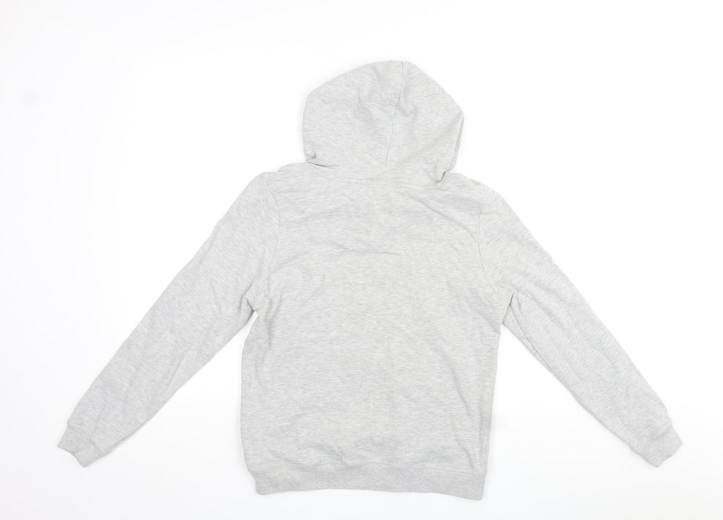 Avenue Womens Grey Cotton Pullover Hoodie Size 8 Pullover