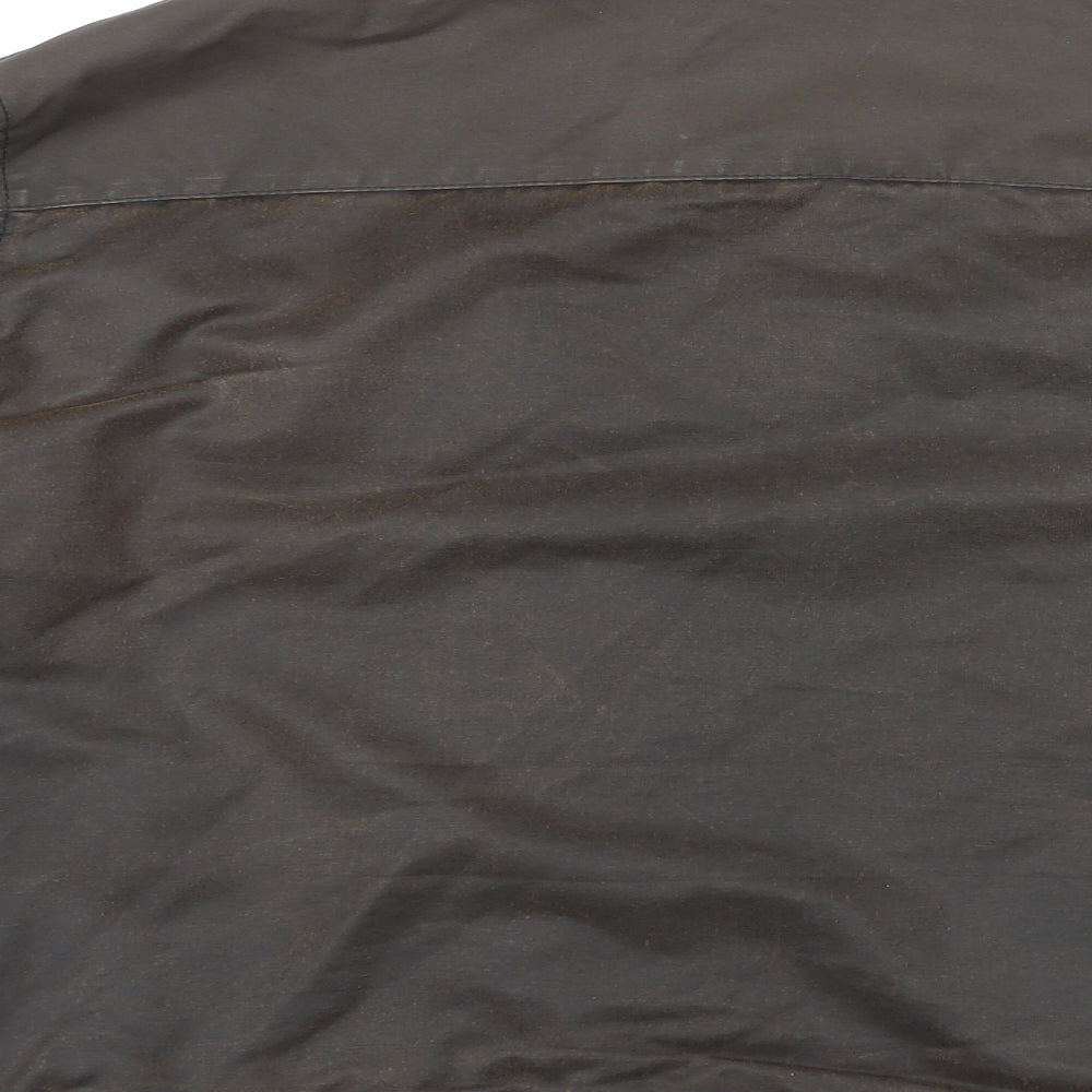 North Coast Mens Brown Biker Jacket Size L Zip