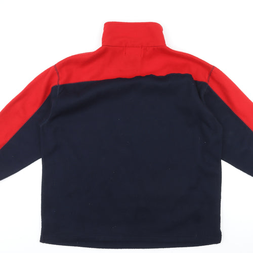 Alibi Mens Blue Polyester Henley Sweatshirt Size L - 1/4 Zip