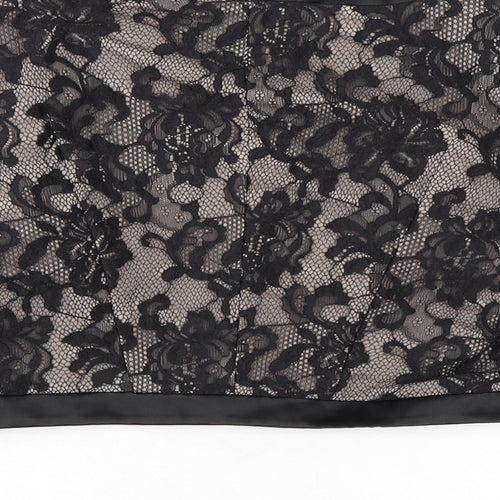 Alexon Womens Black Floral Jacket Blazer Size 12