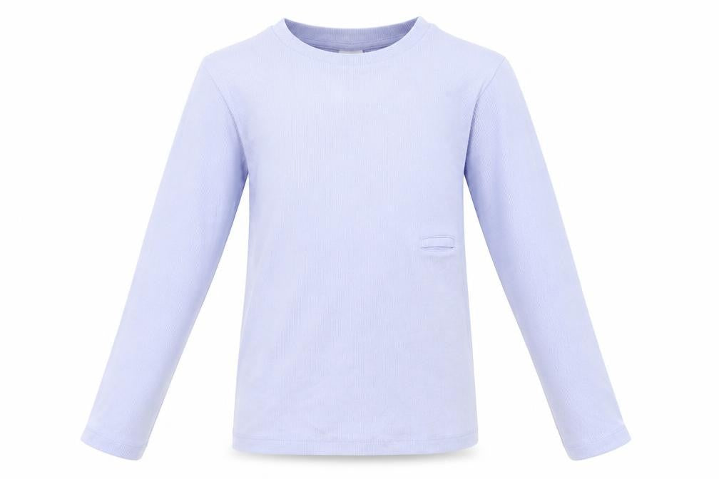Marks and Spencer Girls Purple Cotton Basic T-Shirt Size 9-10 Years Round Neck Pullover