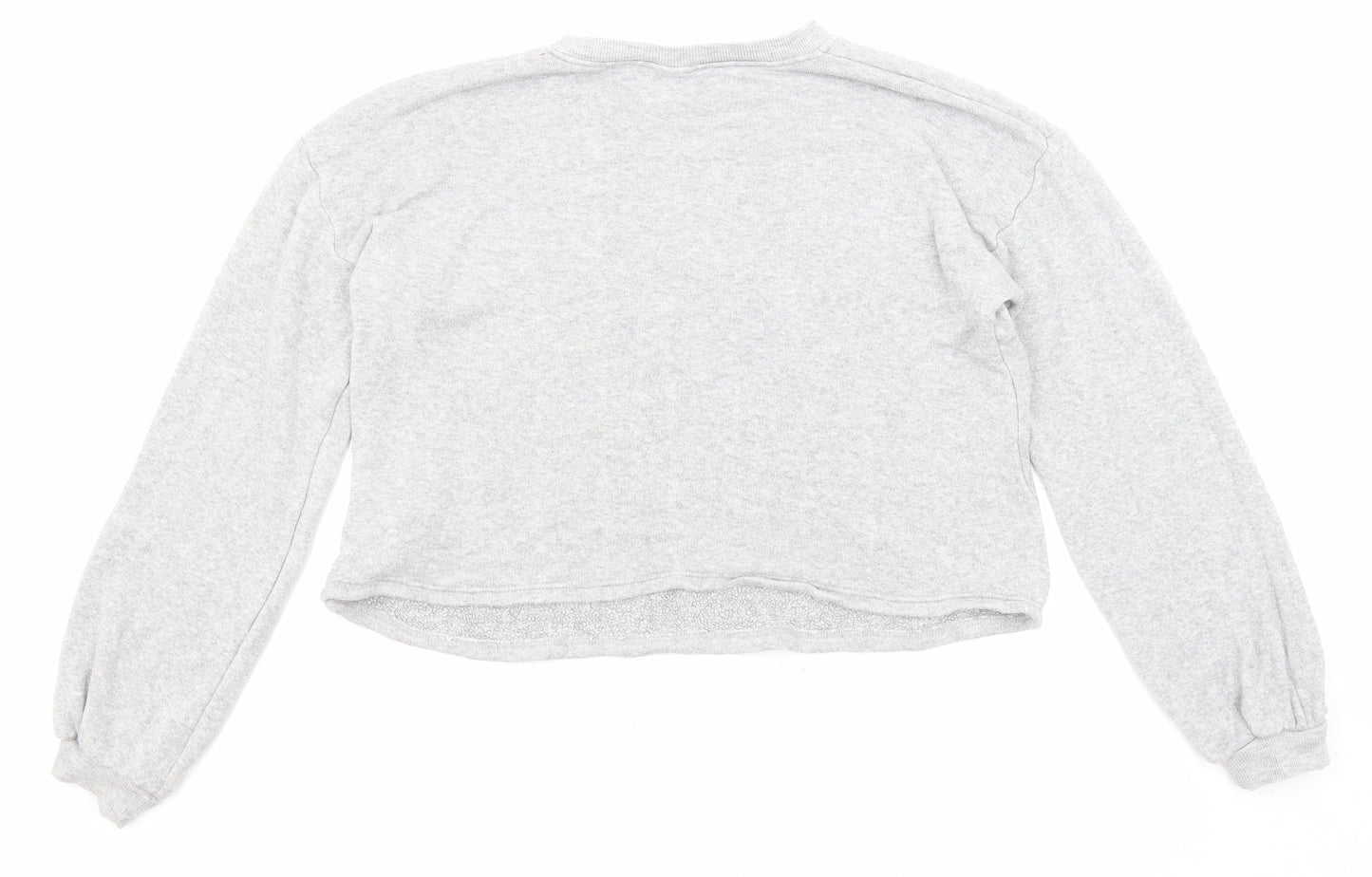 Zara Girls Grey Viscose Pullover Sweatshirt Size 11-12 Years Pullover