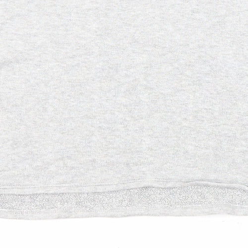 Zara Girls Grey Viscose Pullover Sweatshirt Size 11-12 Years Pullover