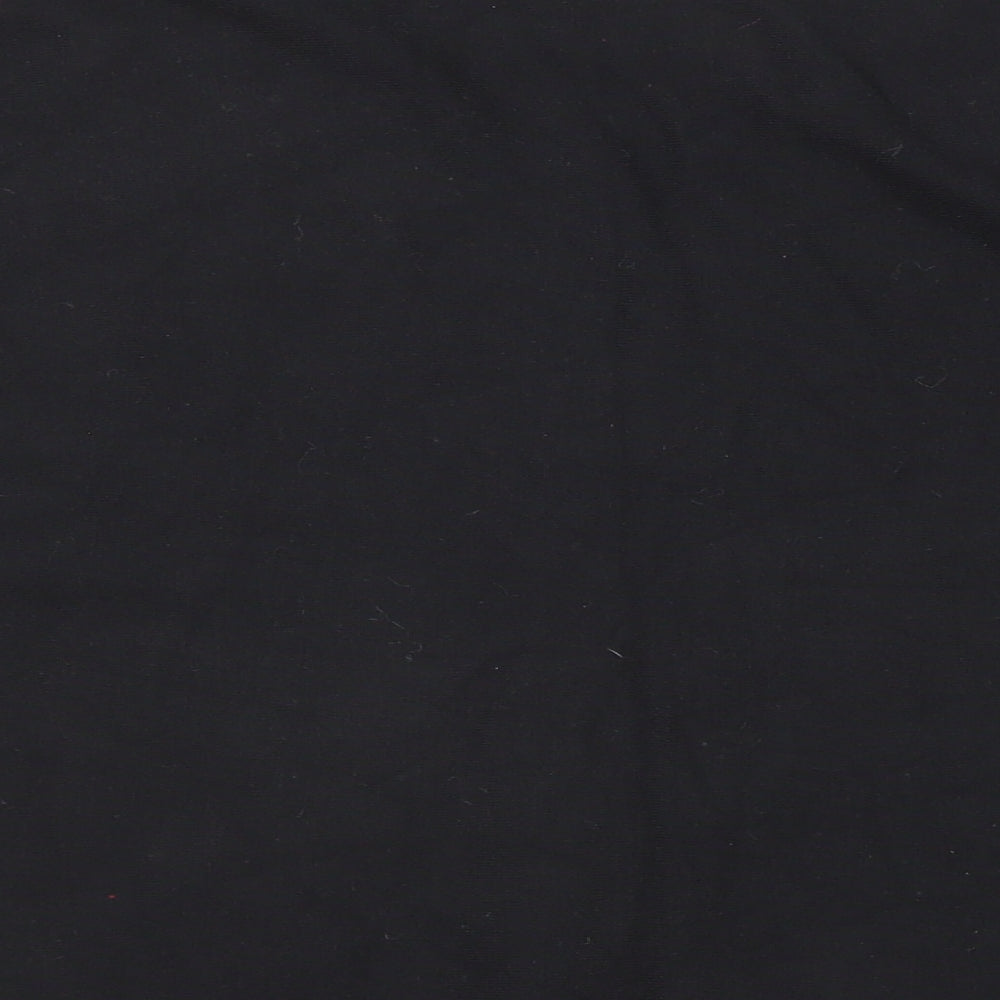 NEXT Womens Black V-Neck Viscose Pullover Jumper Size M