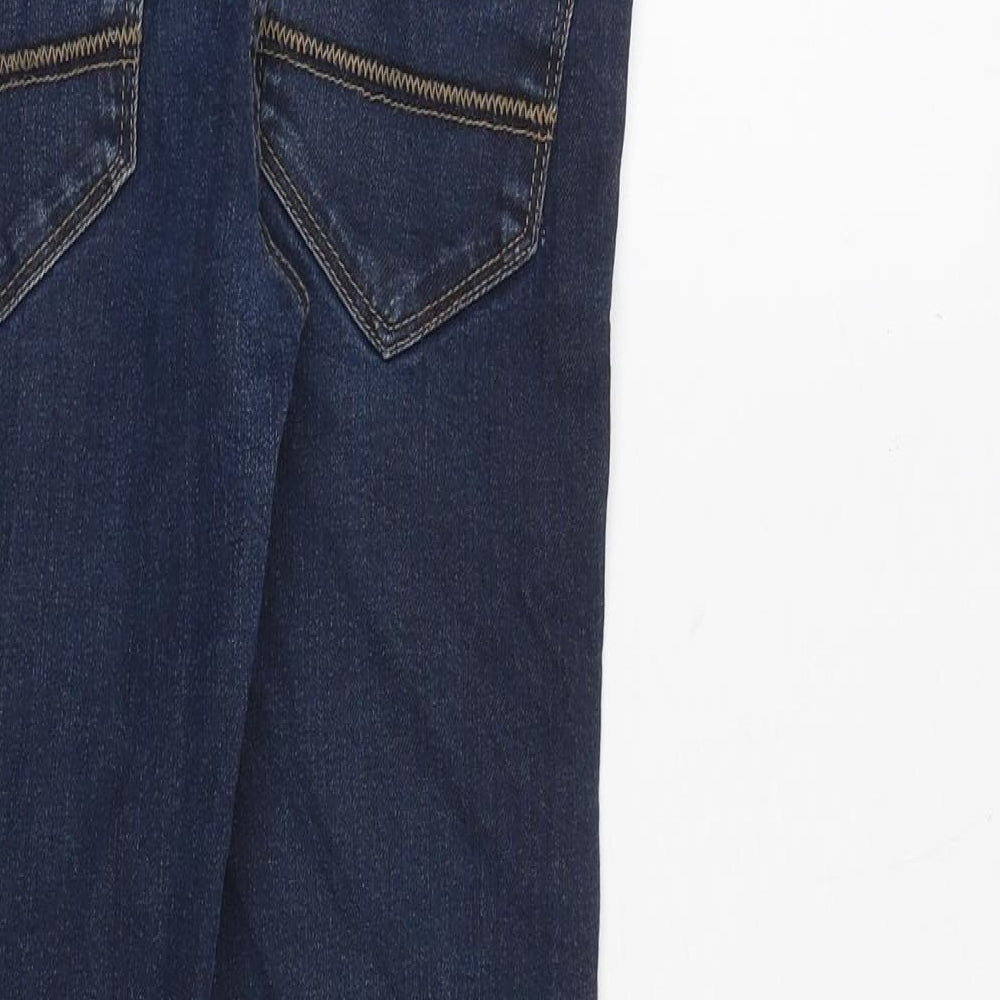 Autograph Boys Blue Cotton Straight Jeans Size 10-11 Years Regular Zip