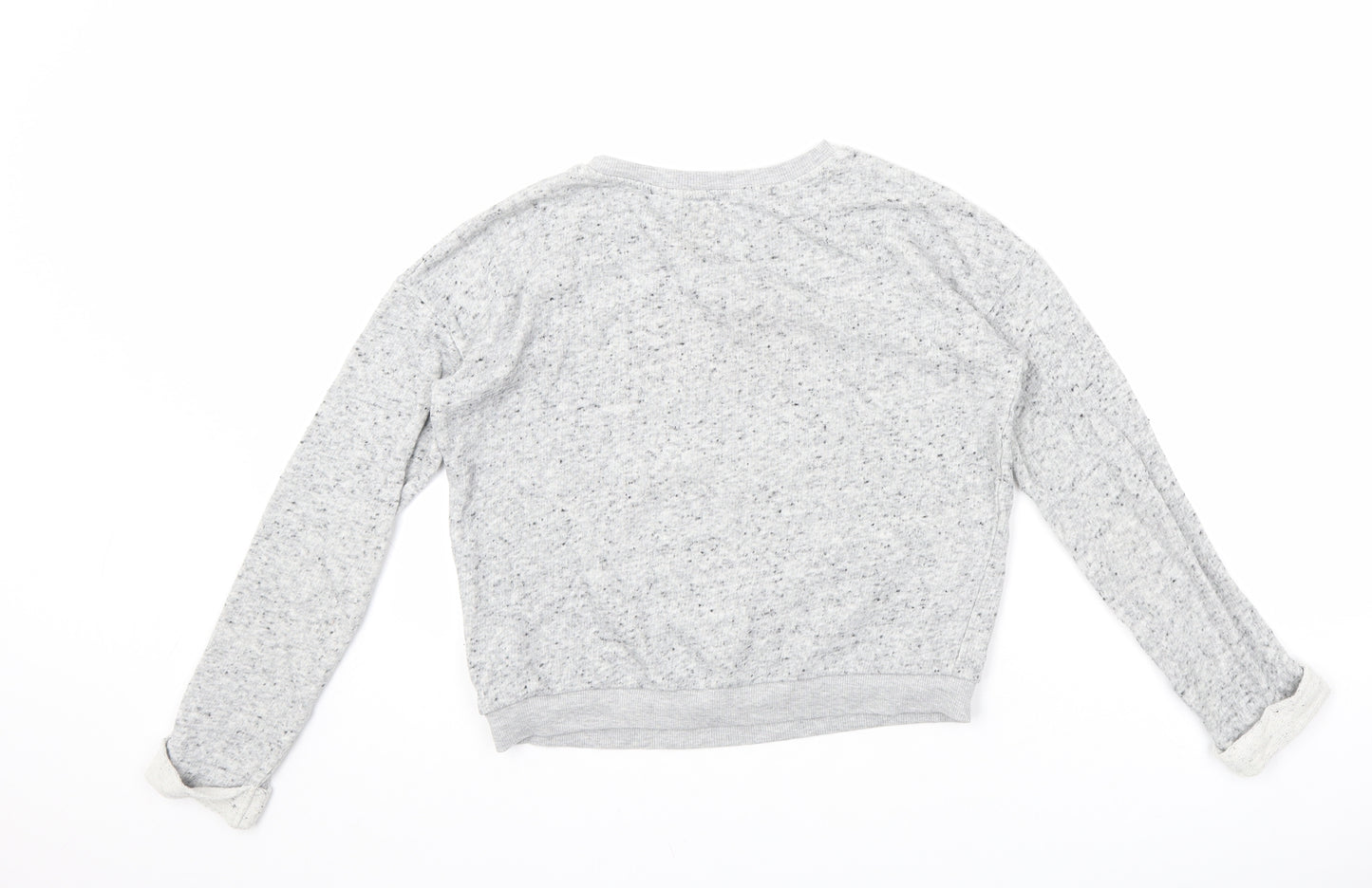 River Island Girls Grey Cotton Pullover Sweatshirt Size 11-12 Years Pullover - Christmas, Penguin