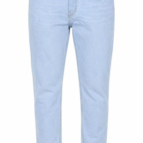 Denim & Co. Mens Blue Cotton Straight Jeans Size 34 in L30 in Regular Button