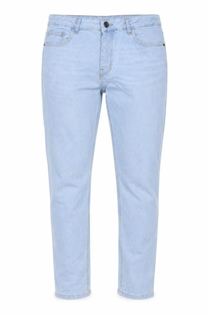 Denim & Co. Mens Blue Cotton Straight Jeans Size 34 in L30 in Regular Button