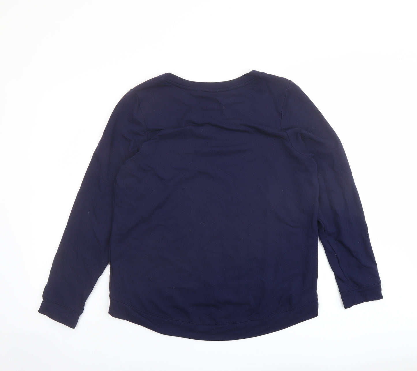 Oasis Womens Blue Viscose Pullover Sweatshirt Size M Pullover - Amazing