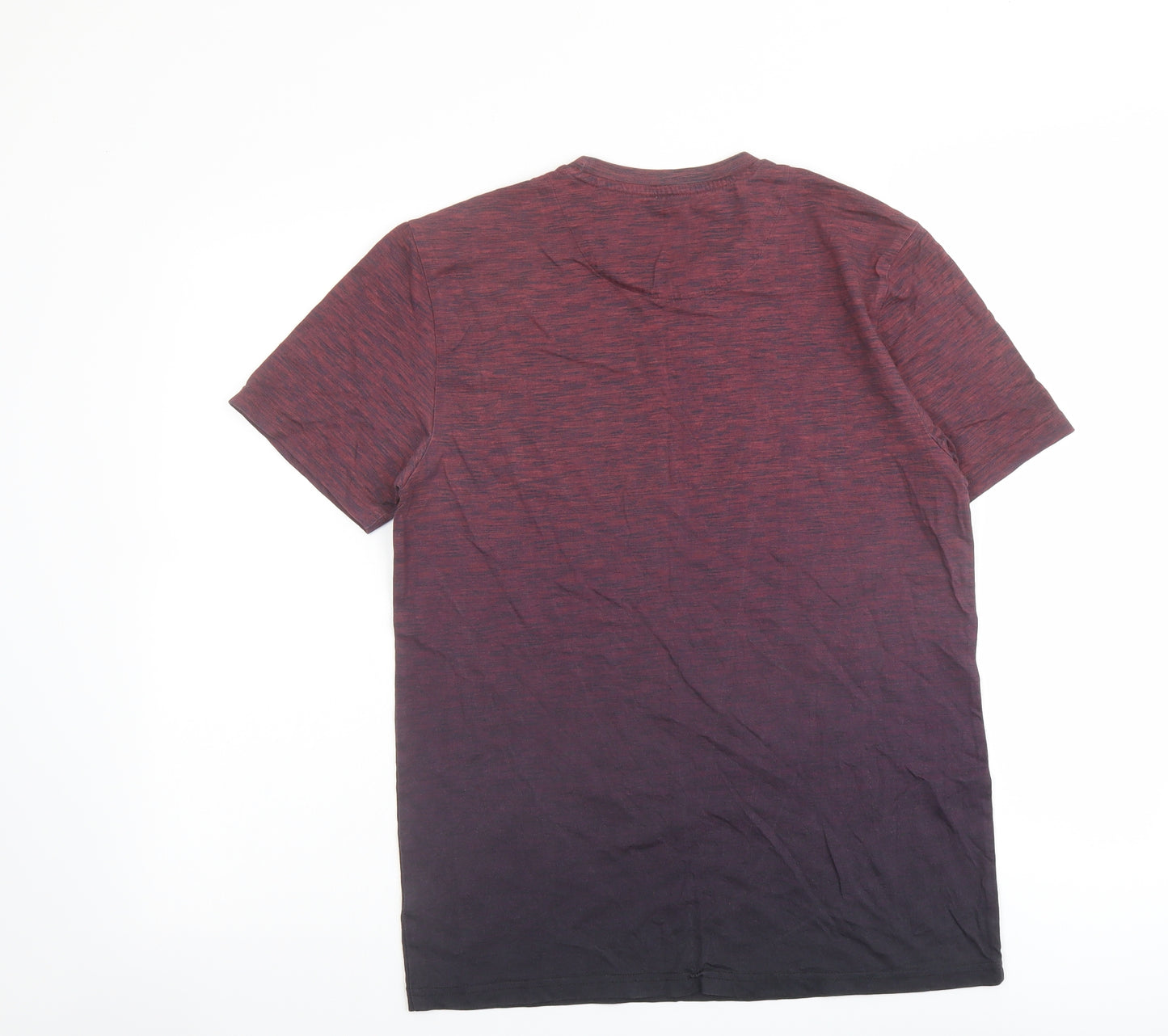 NEXT Mens Red Cotton T-Shirt Size S Round Neck