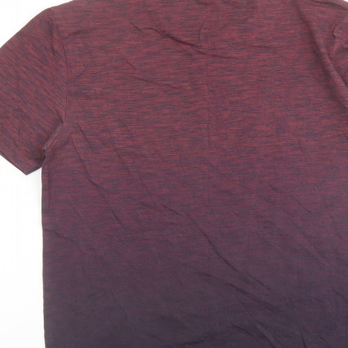 NEXT Mens Red Cotton T-Shirt Size S Round Neck
