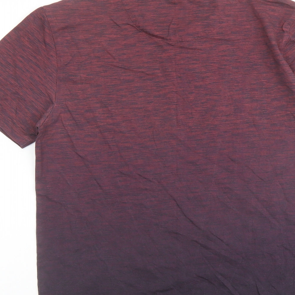 NEXT Mens Red Cotton T-Shirt Size S Round Neck