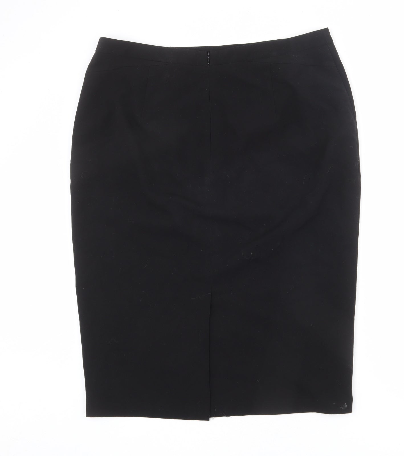 Label Be Womens Black Polyester Straight & Pencil Skirt Size 18 Zip