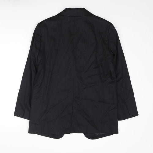 Marks and Spencer Womens Black Lyocell Jacket Suit Jacket Size 8