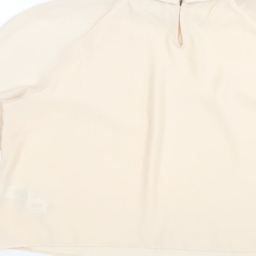 Red Herring Womens Pink Polyester Basic Blouse Size 10 Collared