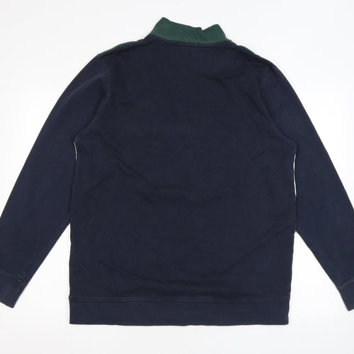 Avenue Mens Multicoloured Striped Cotton Pullover Sweatshirt Size L