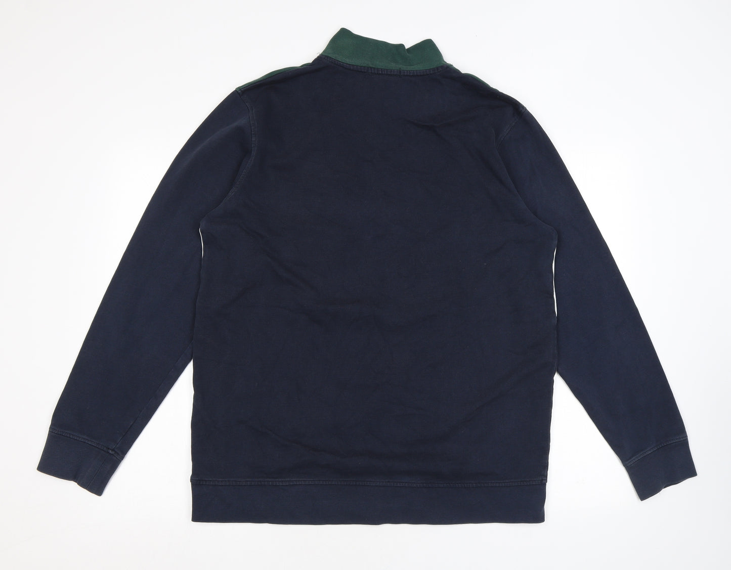 Avenue Mens Multicoloured Striped Cotton Pullover Sweatshirt Size L