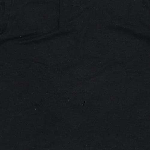 Gap Womens Black Crew Neck Cotton Cardigan Jumper Size M