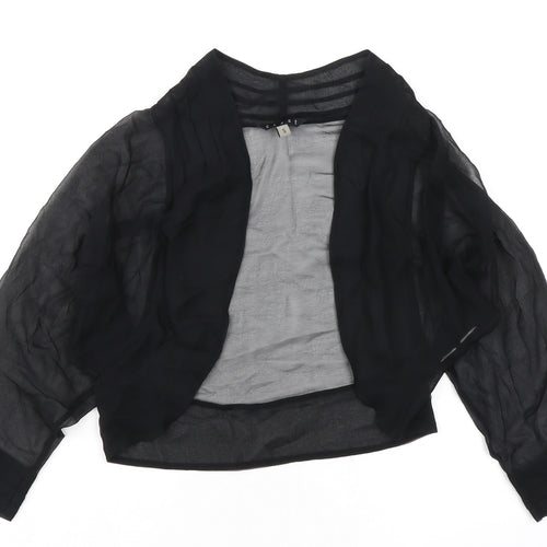 Coast Womens Black Polyester Kimono Blouse Size S Sweetheart