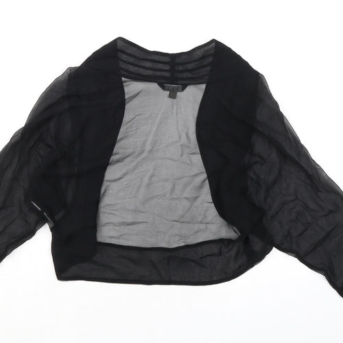 Coast Womens Black Polyester Kimono Blouse Size S Sweetheart