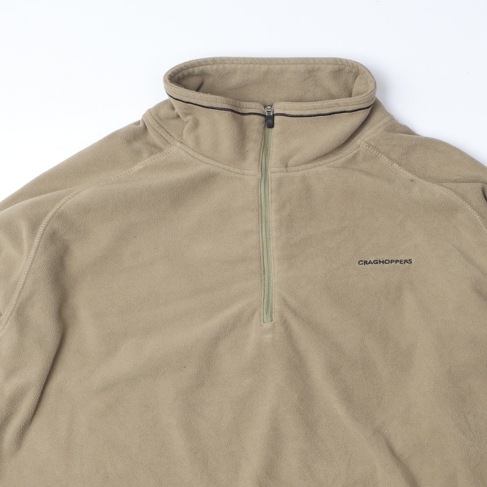Craghoppers Mens Beige Polyester Pullover Sweatshirt Size M