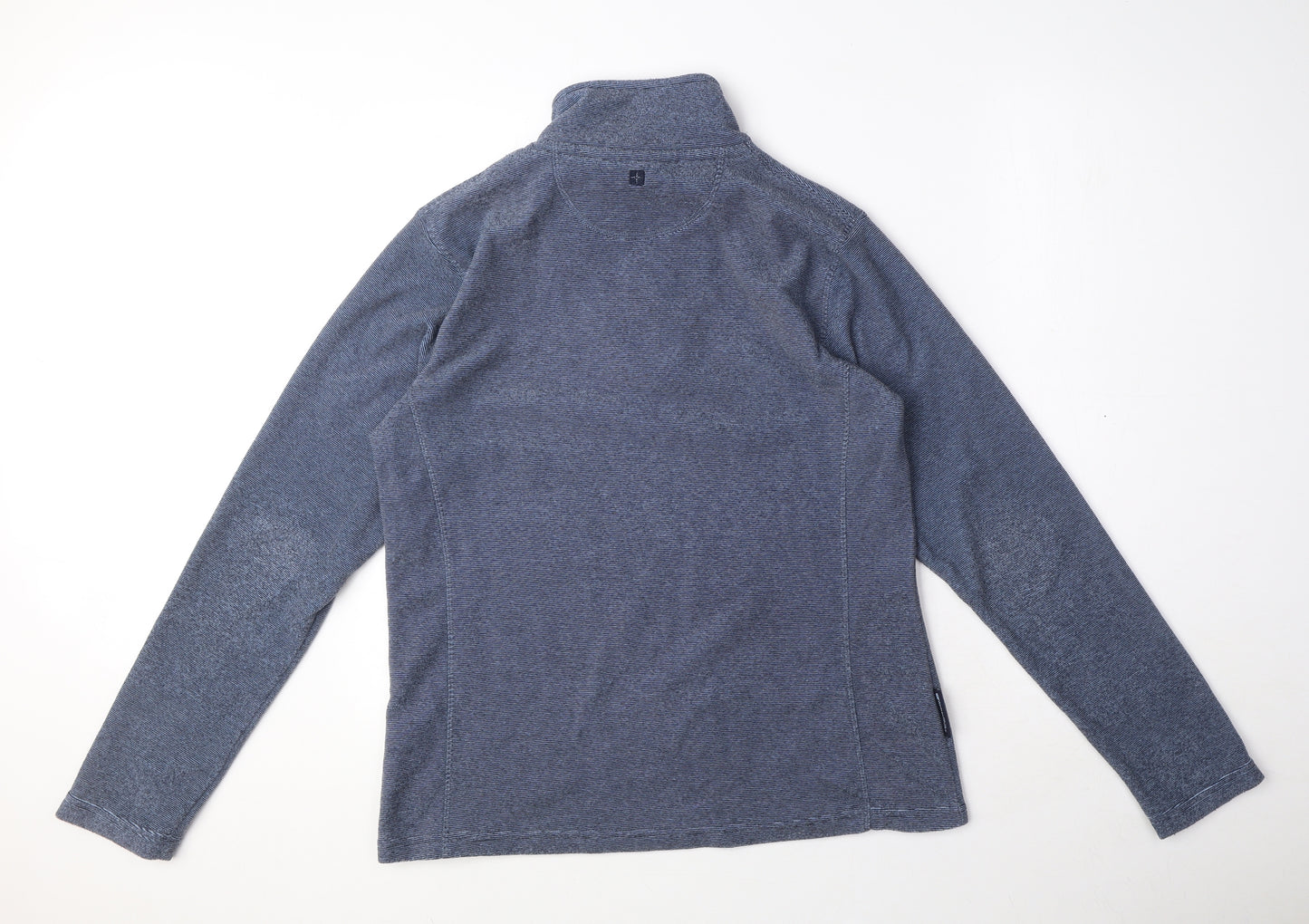 Mountain Warehouse Womens Blue Polyester Pullover Sweatshirt Size 12 Zip - 1/4 Zip
