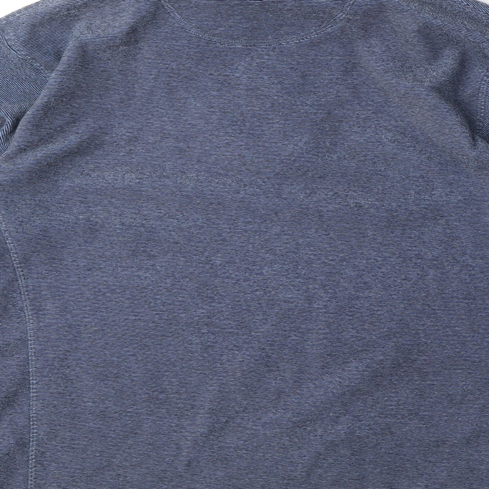Mountain Warehouse Womens Blue Polyester Pullover Sweatshirt Size 12 Zip - 1/4 Zip