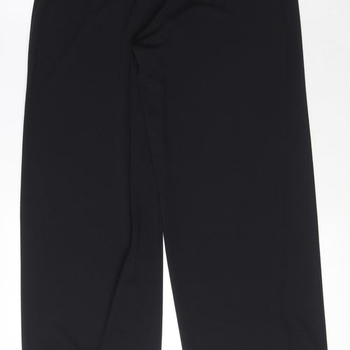 CCDK Copenhagen Womens Black Polyester Dress Pants Trousers Size 12 L32 in Regular Zip