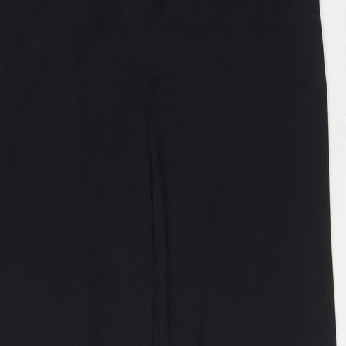 CCDK Copenhagen Womens Black Polyester Dress Pants Trousers Size 12 L32 in Regular Zip