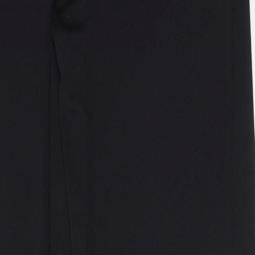 CCDK Copenhagen Womens Black Polyester Dress Pants Trousers Size 12 L32 in Regular Zip