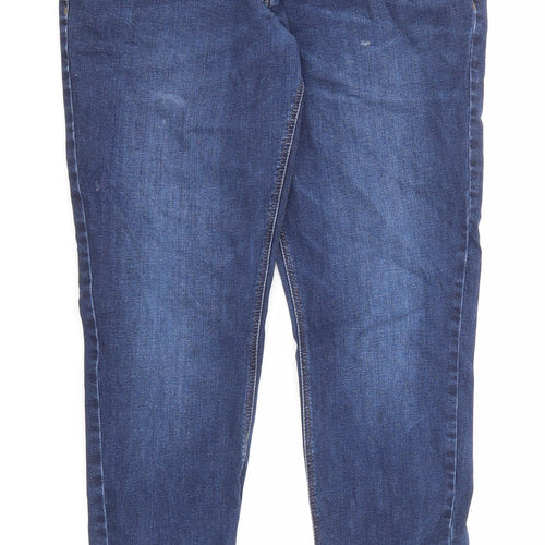 NEXT Mens Blue Cotton Skinny Jeans Size 36 in L29 in Regular Zip