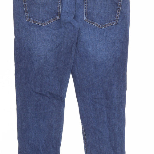 NEXT Mens Blue Cotton Skinny Jeans Size 36 in L29 in Regular Zip