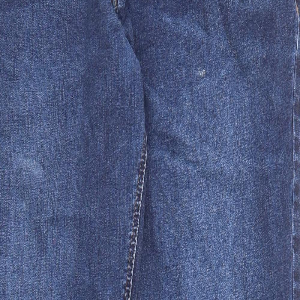 NEXT Mens Blue Cotton Skinny Jeans Size 36 in L29 in Regular Zip