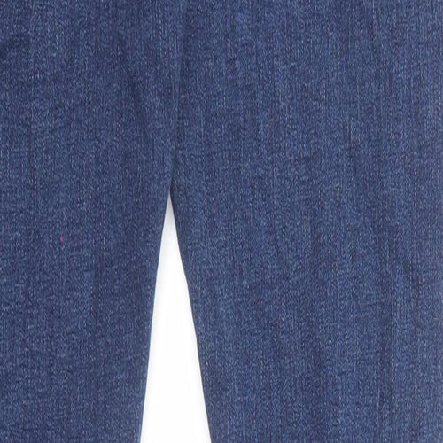 Boohoo Mens Blue Cotton Skinny Jeans Size 32 in L29 in Regular Zip